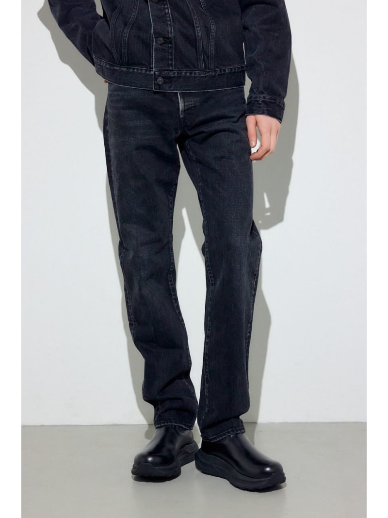 AZUL DENIM ベーシックストレート AZUL BY MOUSSY アズールバイマウジー パンツ ジーンズ・デニムパンツ ブラック【送料無料】[Rakuten Fashion]