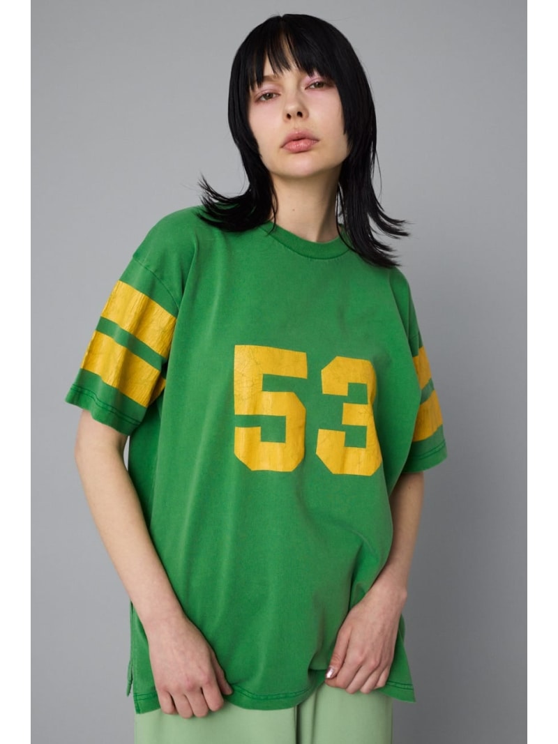 Rakuten - 【SALE／30%OFF】No.53 Tee HeRIN.CYE ヘリンドットサイ トップス カットソー・Tシャツ ネイビー グリーン【RBA_E】【送料無料】[Rakuten Fashion]