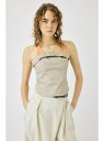 【SALE/55%OFF】BARE ビスチェ MOUSSY マウジー トップス ベアトップ ホワイト ブラック カーキグリーン【RBA_E】[Rakuten F...