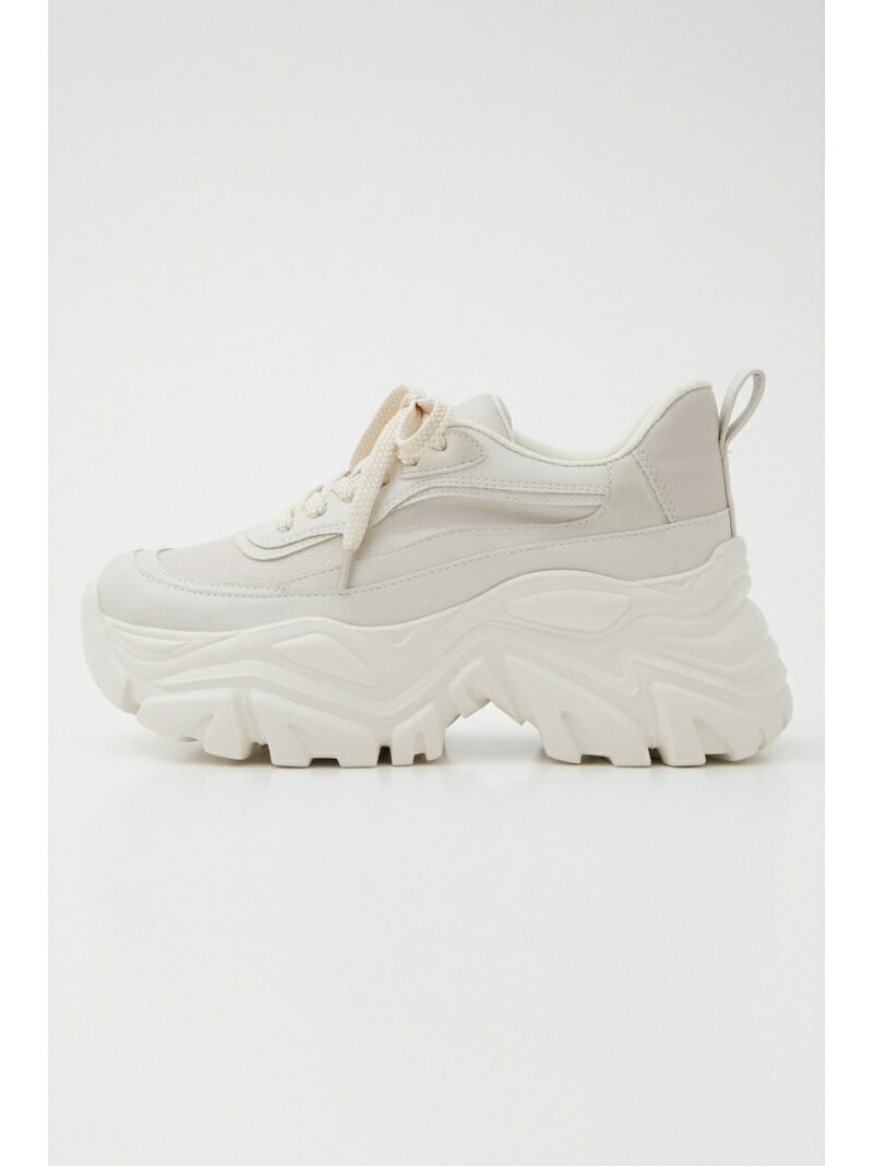 【SALE／20%OFF】F/LEATHER CHUNKY SOLE スニーカー SLY スライ シューズ・靴 スニーカー ホワイト ブラック【RBA_E】【送料無料】[Rakuten Fashion]のサムネイル