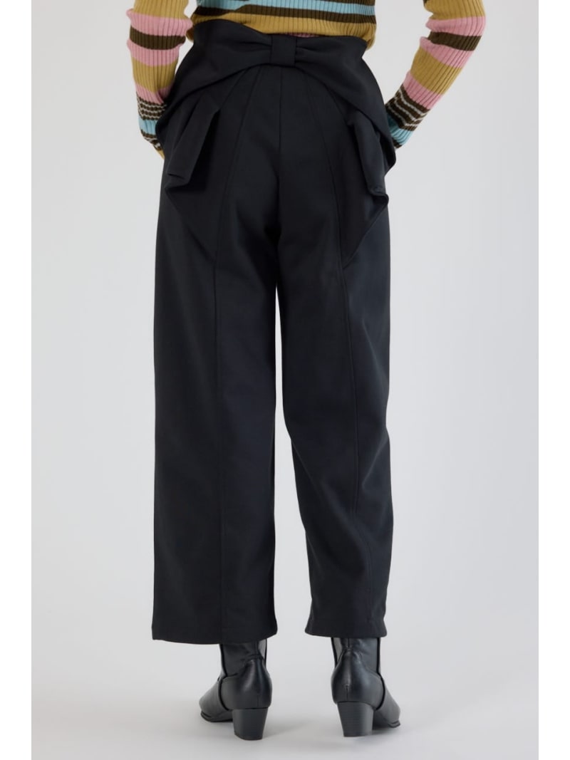 ビッグリボンスウェットパンツ RODEO CROWNS WIDE BOWL ロデオクラウンズワイドボウル パンツ その他のパンツ ブラック ブラウン ピンク グレー【送料無料】[Rakuten Fashion]