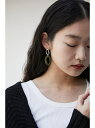 【SALE／10%OFF】WOOD*METAL ASYMMETRY EARRINGS AZUL BY MOUSSY アズールバイマウジー アクセサリー・腕時計 その他のアクセサリー・腕時計 ホワイト ブラウン【RBA_E】[Rakuten Fashion]