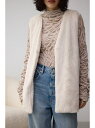 【SALE/50%OFF】フラッフィーフェイクファーベスト AZUL BY MOUSSY アズールバイマウジー トップス ベスト・ジレ ホワイト ブラック【RB...