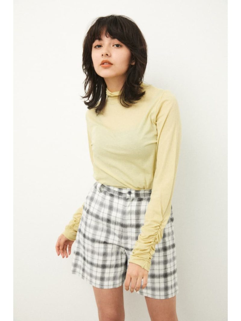 【SALE／50%OFF】SPRING CHECK S/PT LAGUA GEM ラグア ジェム パンツ その他のパンツ ブラック グリーン【RBA_E】[Rakuten Fashion]のサムネイル