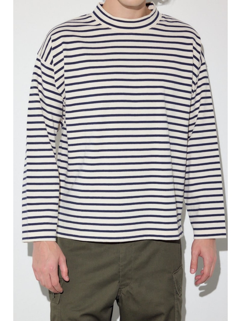 【SALE／30%OFF】ボーダー長袖トップス AZUL BY MOUSSY アズールバイマウジー トップス カットソー・Tシャツ グレー ブラック ホワイト【RBA_E】[Rakuten Fashion]