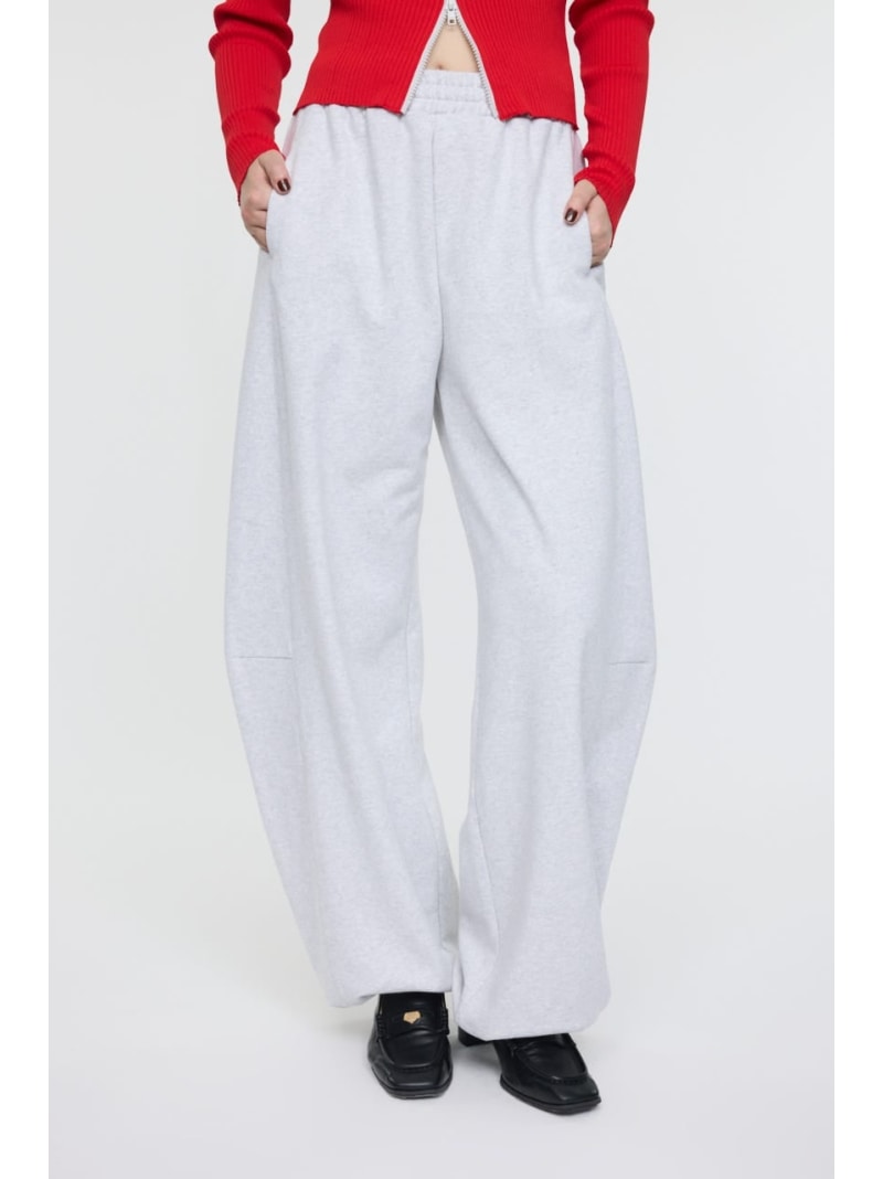 Rakuten - CURVE LINE SWEAT パンツ MOUSSY マウジー パンツ その他のパンツ グレー ベージュ ブラック【送料無料】[Rakuten Fashion]
