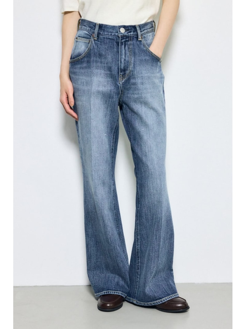 Rakuten - AZUL DENIM センタープレスフレアデニム ロング丈 AZUL BY MOUSSY アズールバイマウジー パンツ ジーンズ・デニムパンツ【送料無料】[Rakuten Fashion]