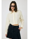 【SALE/30%OFF】FRINGE CROPPED シャツ MOUSSY マウジー トップス シャツ・ブラウス グレー ホワイト【RBA_E】【送料無料】[...