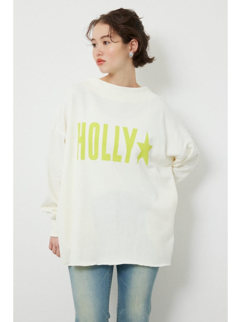 2WAYオフショルダージップトップス RODEO CROWNS WIDE BOWL ロデオクラウンズワイドボウル トップス カットソー・Tシャツ グレー ネイビー ホワイト