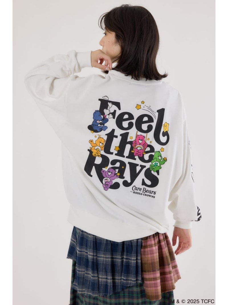 Rakuten - 【UNISEX】(Care Bears) スウェットトップス RODEO CROWNS WIDE BOWL ロデオクラウンズワイドボウル トップス スウェット・トレーナー ブラウン グレー ホワイト【送料無料】[Rakuten Fashion]