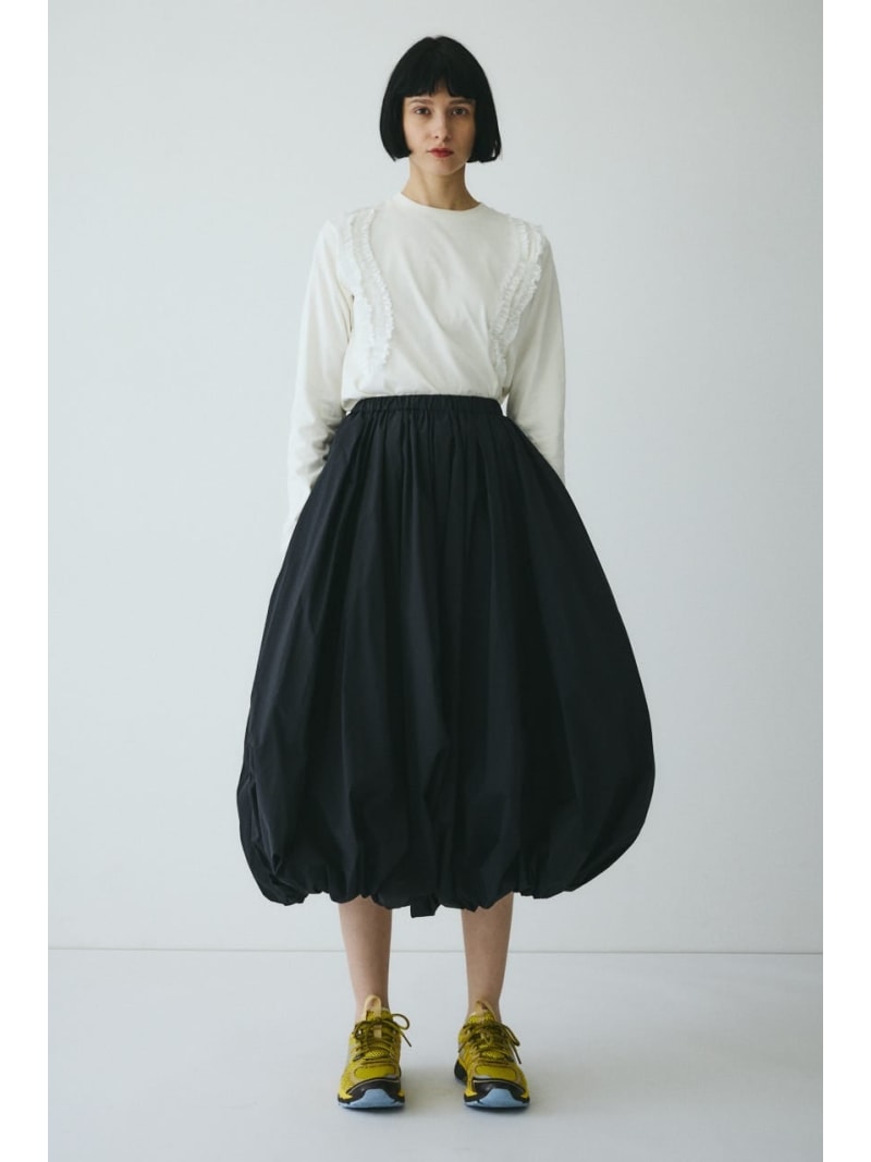 Rakuten - Balloon skirt HeRIN.CYE ヘリンドットサイ スカート ロング・マキシスカート ピンク ブラック【送料無料】[Rakuten Fashion]