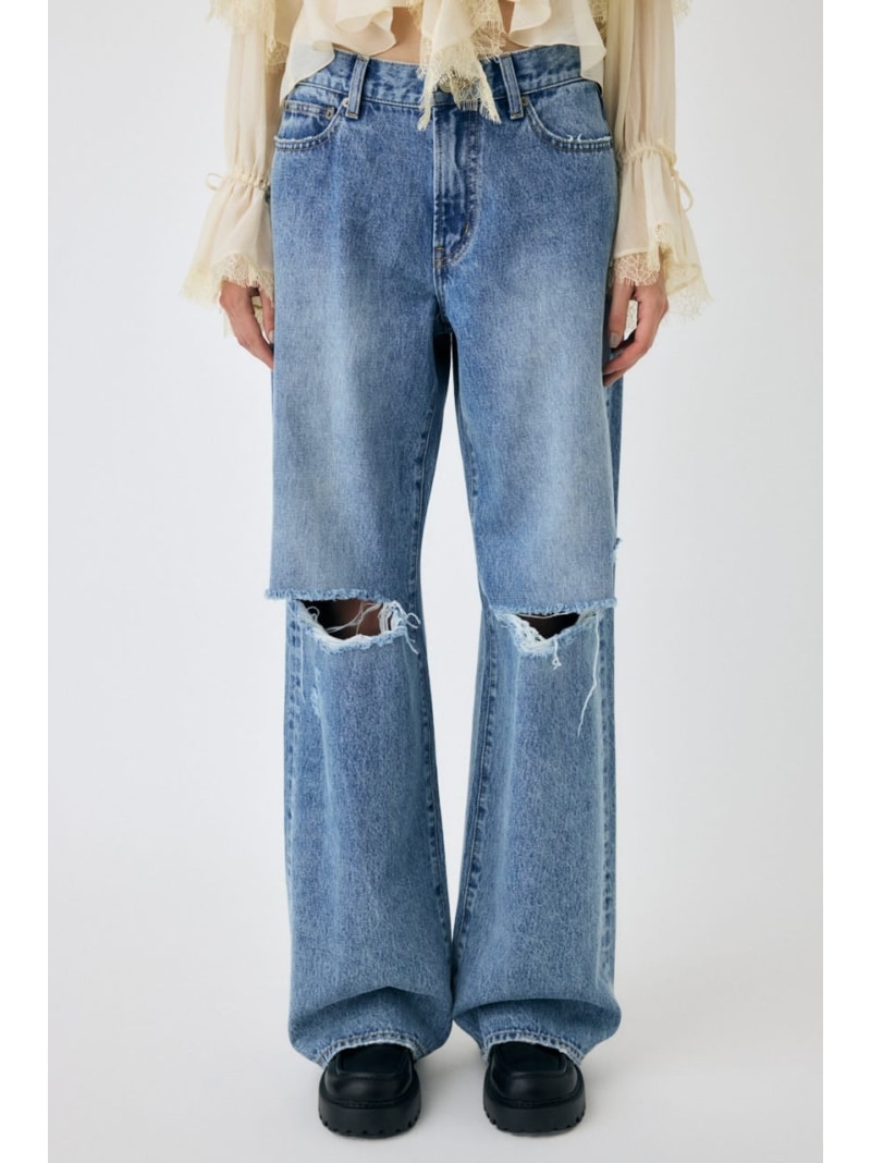 KNEESLITWIDEストレート...