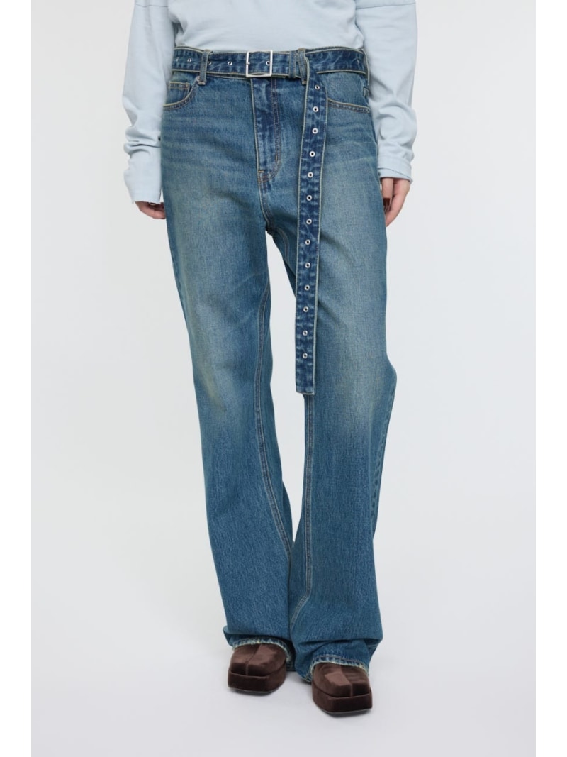 LOW SLUNG ブーツカットパンツ MOUSSY マ