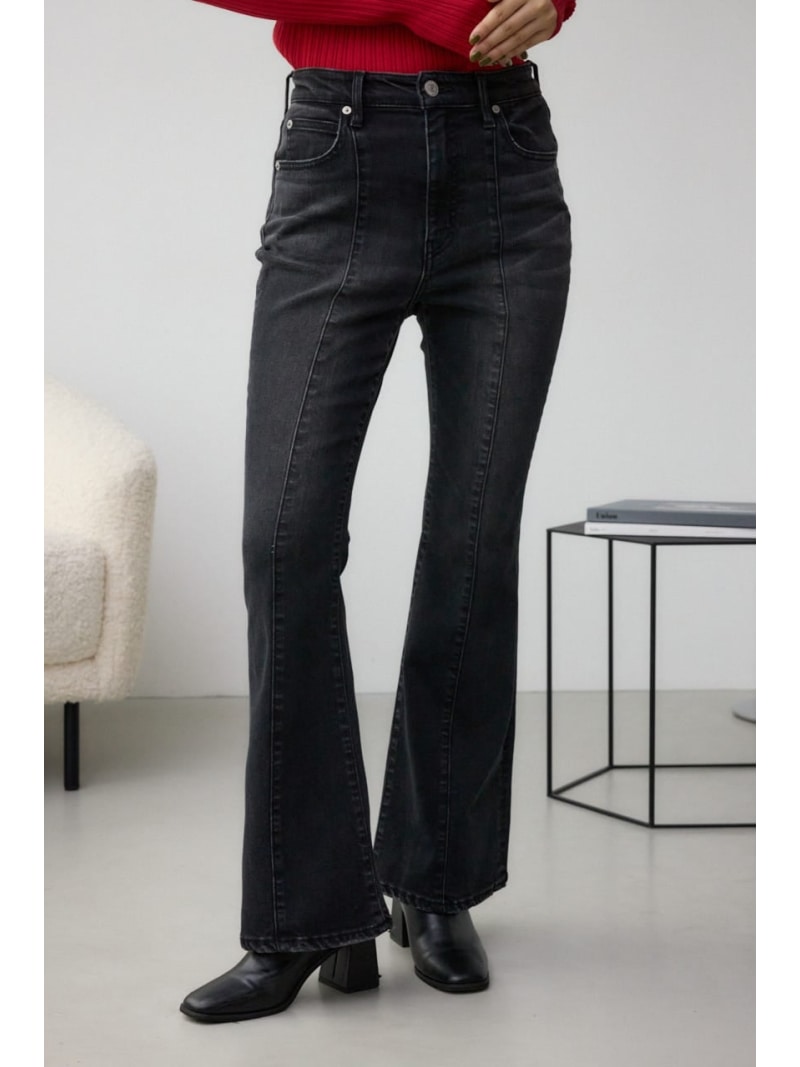 【SALE／30%OFF】AZUL DENIM オーバーダイ切替フレアデニム AZUL BY MOUSSY アズールバイマウジー パンツ ジーンズ・デニムパンツ ブラック【RBA_E】【送料無料】[Rakuten Fashion]