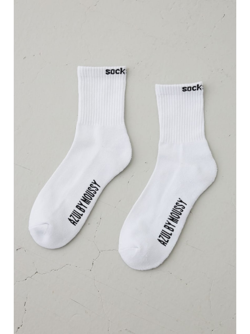 ロゴジャガードミドルソックス AZUL 