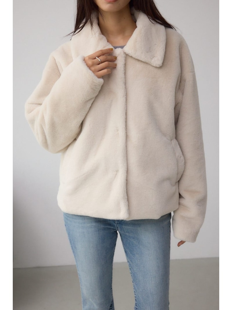 楽天市場】ファー コート moussyの通販