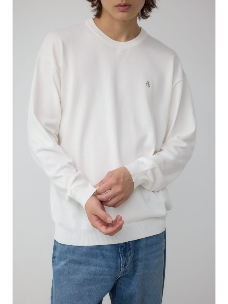 樂天商城 - 【SALE／50%OFF】格上げ コンフォータブルクルーネックニット AZUL BY MOUSSY アズールバイマウジー トップス ニット ブラック ネイビー ホワイト【RBA_E】[Rakuten Fashion]