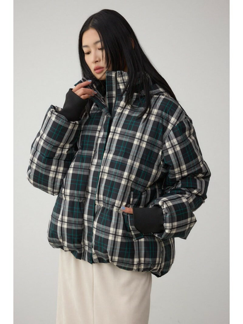 Rakuten - 【SALE／50%OFF】B-HEAT フード付き中綿チェックジャケット AZUL BY MOUSSY アズールバイマウジー ジャケット・アウター その他のジャケット・アウター ブラック【RBA_E】【送料無料】[Rakuten Fashion]