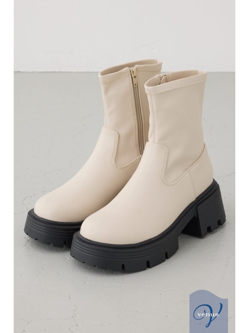樂天商城 - 【SALE／50%OFF】VENUSストレッチトラックソールブーツ AZUL BY MOUSSY アズールバイマウジー シューズ・靴 ブーツ ブラック【RBA_E】【送料無料】[Rakuten Fashion]