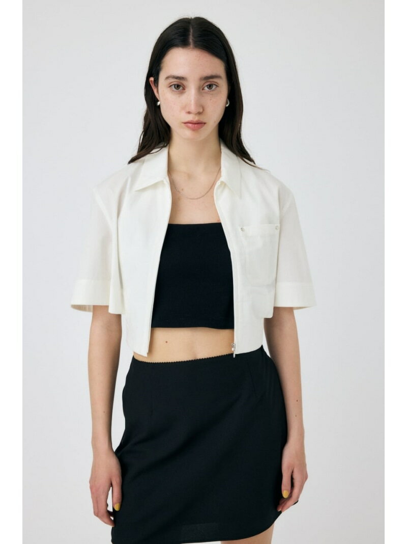 【SALE／60%OFF】CROPPED BELTED シャツ MOUS