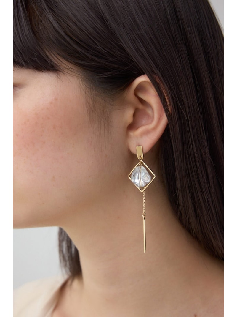 樂天商城 - クリアメタルアシンメトリーピアス AZUL BY MOUSSY アズールバイマウジー アクセサリー・腕時計 その他のアクセサリー・腕時計[Rakuten Fashion]