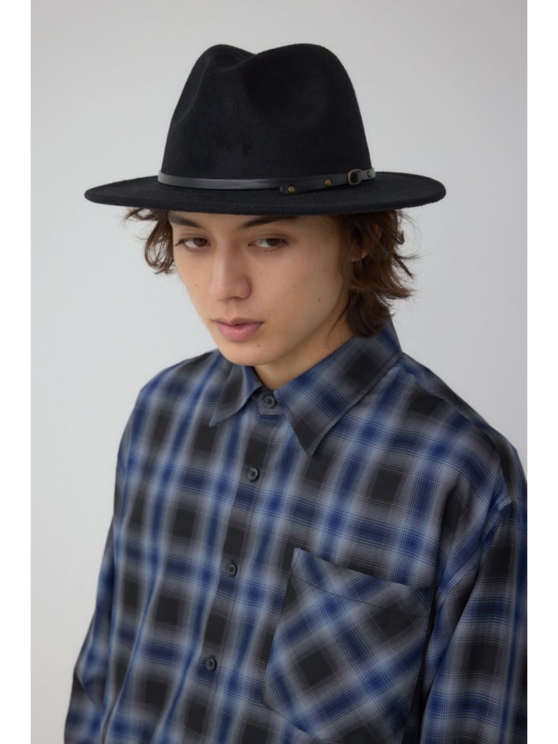 Other - 【SALE／50%OFF】フェルトハット AZUL BY MOUSSY アズールバイマウジー 帽子 その他の帽子 ブラック ベージュ【RBA_E】[Rakuten Fashion]