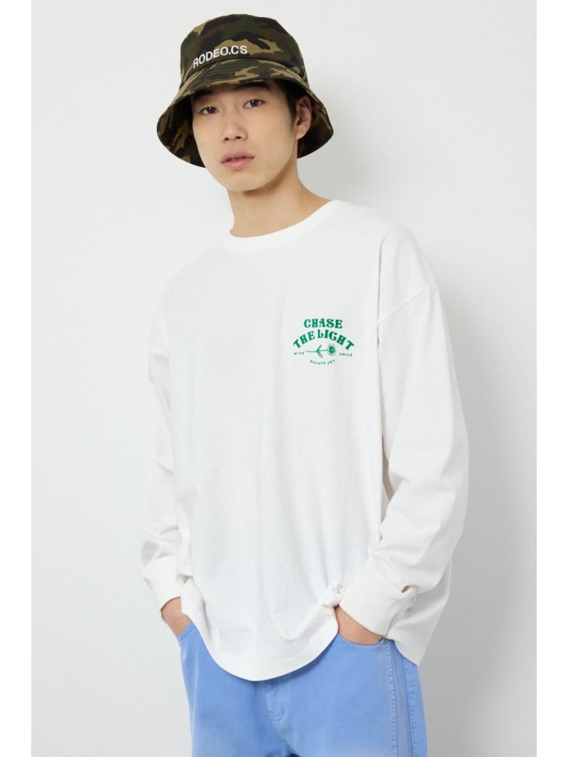 Rakuten - 【SALE／20%OFF】サークルフラワー長袖Tシャツ RODEO CROWNS WIDE BOWL ロデオクラウンズワイドボウル トップス カットソー・Tシャツ ホワイト ブラック ピンク【RBA_E】[Rakuten Fashion]