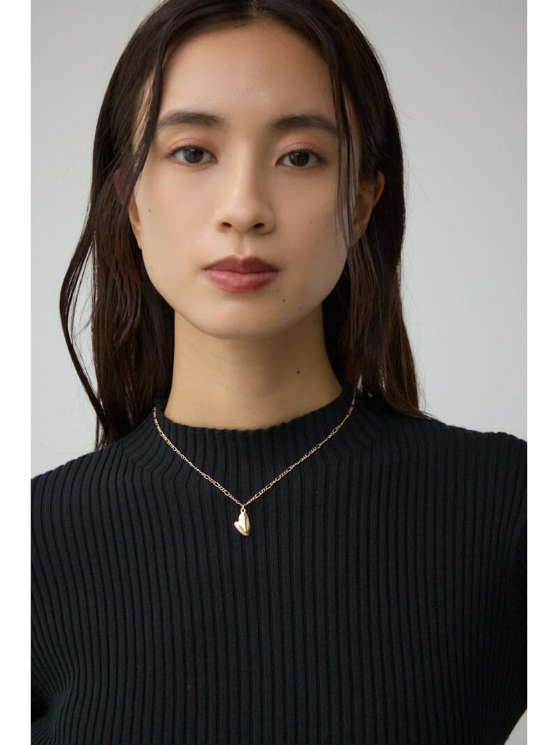 Rakuten - フィガロチェーンハートトップステンレスネックレス AZUL BY MOUSSY アズールバイマウジー アクセサリー・腕時計 ネックレス[Rakuten Fashion]