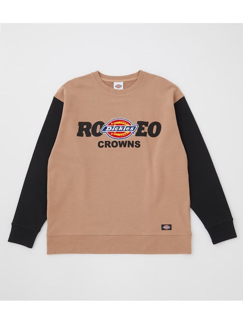 メンズDICKIESバイカラースウェットトップス RODEO CROWNS WIDE BOWL ロデオクラウンズワイドボウル シャツ/ブラウス 長袖シャツ ベージュ ネイビー グレー【送料無料】[Rakuten Fashion]