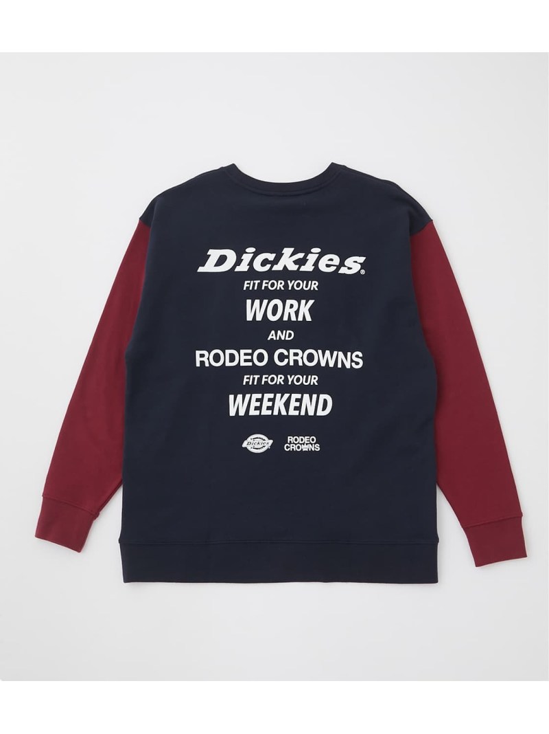 メンズDICKIESバイカラースウェットトップス RODEO CROWNS WIDE BOWL ロデオクラウンズワイドボウル シャツ/ブラウス 長袖シャツ ベージュ ネイビー グレー【送料無料】[Rakuten Fashion]