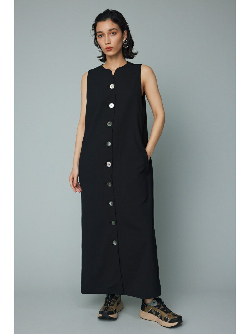 Back pleats design dress HeRIN.CYE ヘリンドットサイ ワンピース・ドレス ワンピース ブラック ブルー【送料無料】[Rakuten Fashion]