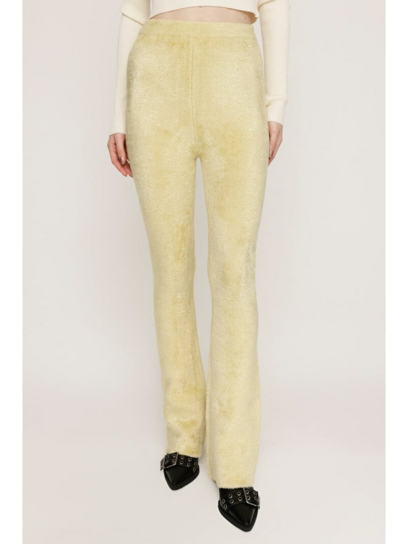 樂天商城 - 【SALE／50%OFF】TIDY SHAGGY FLARE パンツ SLY スライ パンツ その他のパンツ ブラウン イエロー【RBA_E】【送料無料】[Rakuten Fashion]