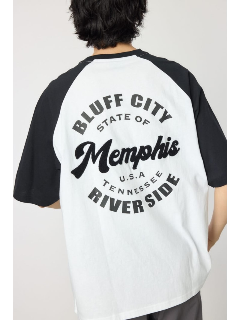 Rakuten - 【SALE／20%OFF】Memphis Tシャツ RODEO CROWNS WIDE BOWL ロデオクラウンズワイドボウル トップス カットソー・Tシャツ ネイビー ブラック【RBA_E】[Rakuten Fashion]