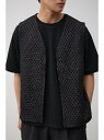 【SALE/70%OFF】カットジャガードトッパージレ AZUL BY MOUSSY アズールバイマウジー トップス ベスト・ジレ ブラック グレー【RBA_E...