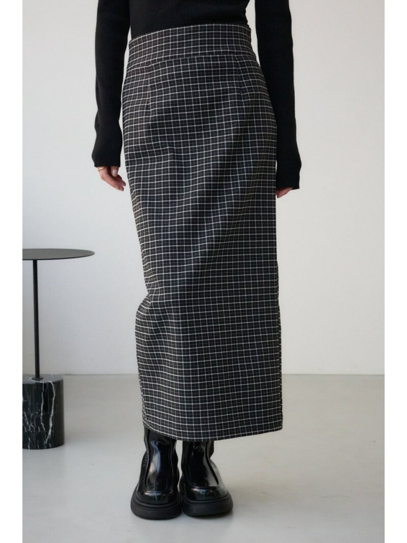 樂天商城 - 【SALE／50%OFF】チェックタイトスカート AZUL BY MOUSSY アズールバイマウジー スカート ロング・マキシスカート ブラック【RBA_E】[Rakuten Fashion]
