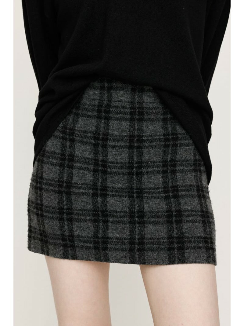 SHORTS IN KNIT ショートスカート SLY スライ スカート ミニスカート グレー ベージュ ブラウン ブラック【送料無料】[Rakuten Fashion]のサムネイル