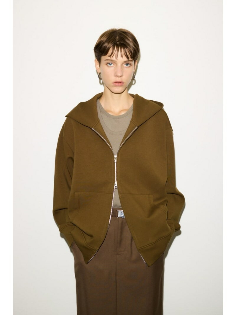 【SALE/40%OFF】【THROW】DOUBLE KNIT ZIP パーカー SLY スライ トップス スウェット・トレーナー グレー ブラウン【RBA_E...