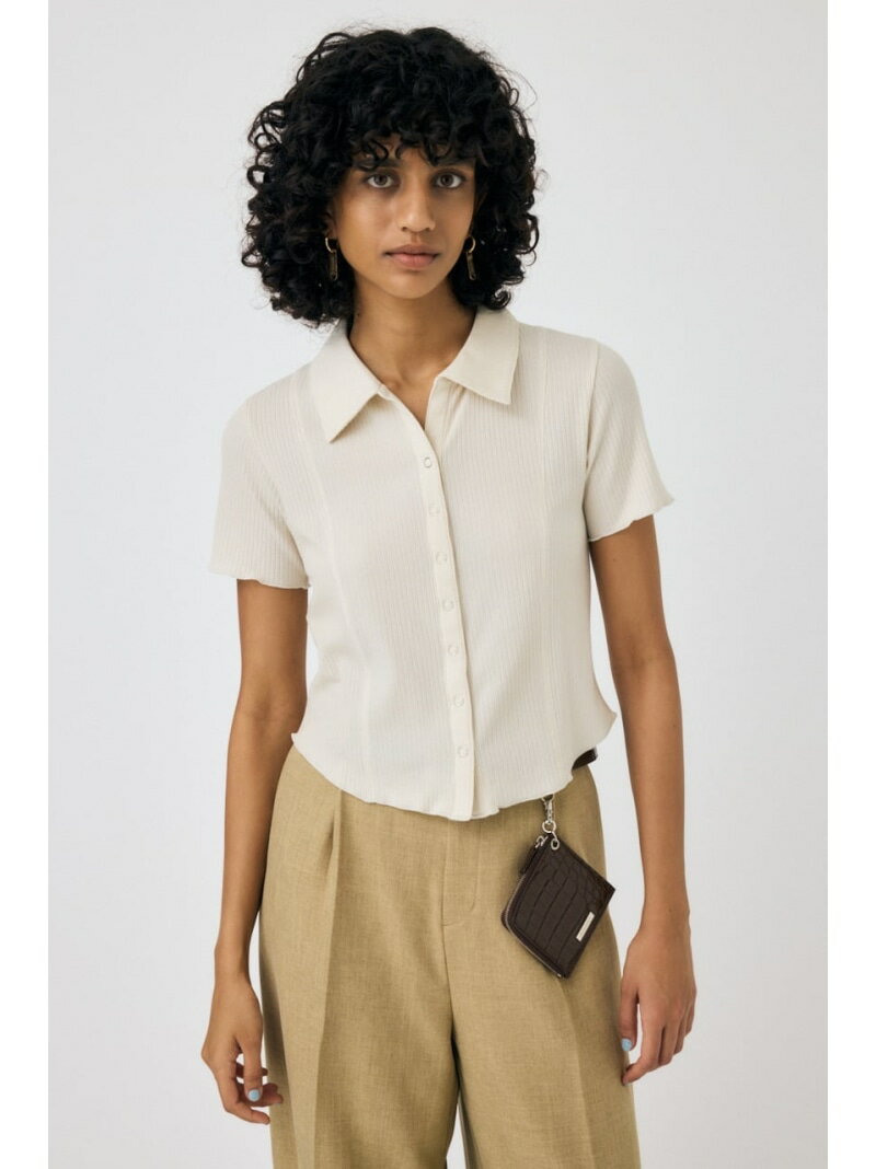 MELLOW POLO トップス MOUSSY マウジー トップス シャツ・ブラウス ホワイト ブラック オレンジ ブルー【送料無料】[Rakuten Fashion]