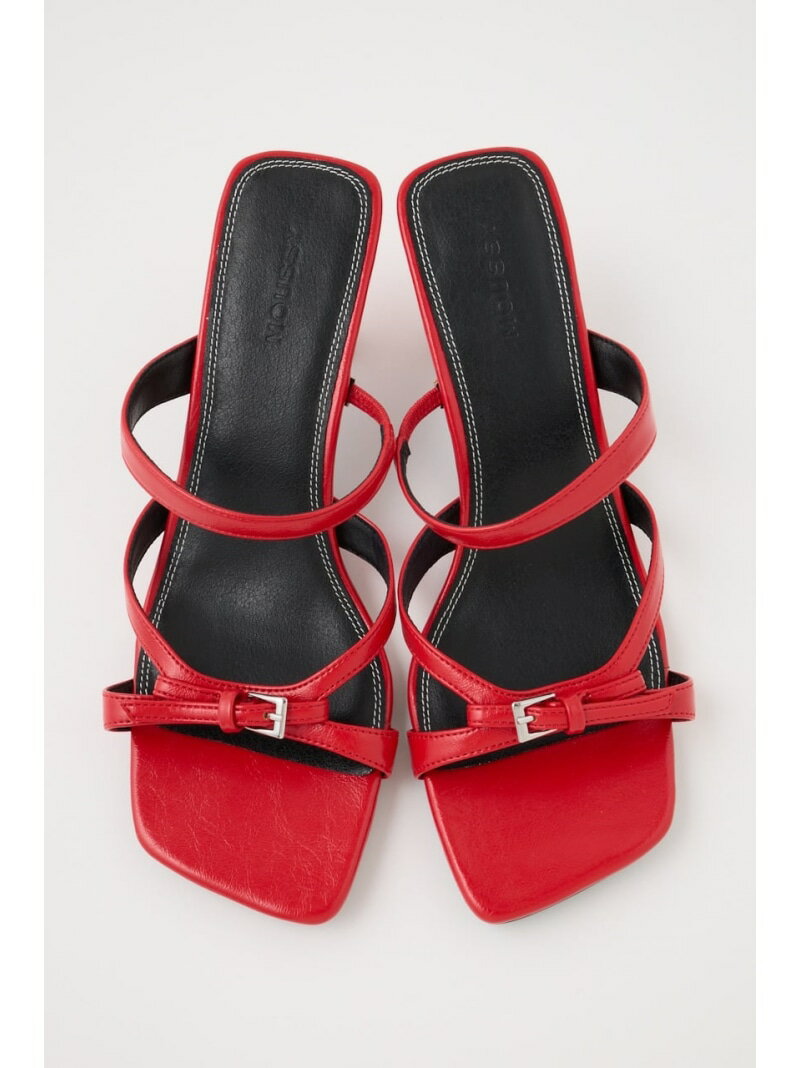 Rakuten - 【SALE／50%OFF】TINY BELTED サンダル MOUSSY マウジー シューズ・靴 サンダル ブラック レッド グレー【RBA_E】【送料無料】[Rakuten Fashion]