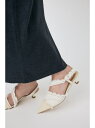 【SALE/50%OFF】REMAKE DENIM POINTY HEEL パンプス MOUSSY マウジー シューズ・靴 スリッポン ホワイト【RBA_E】【...