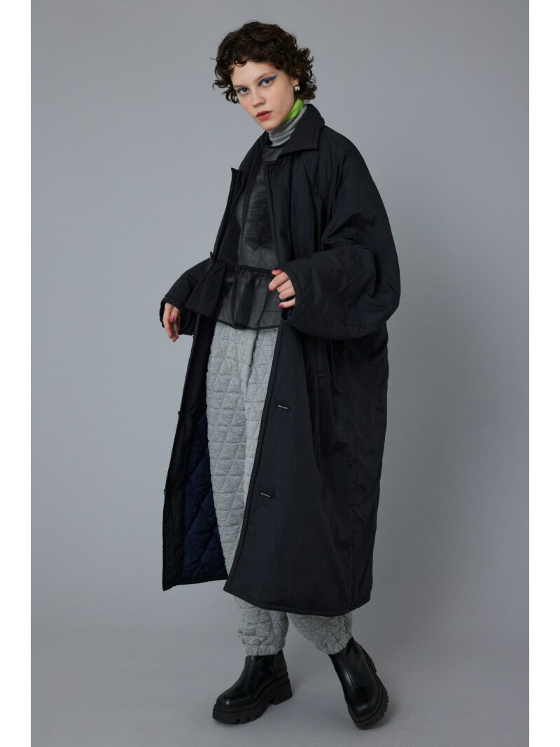 【SALE／20 OFF】Long soutien collar coat HeRIN.CYE ヘリンドットサイ ジャケット アウター その他のジャケット アウター ブラック イエロー【RBA_E】【送料無料】 Rakuten Fashion