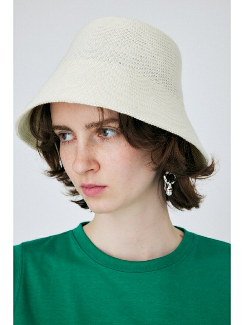 【SALE／63%OFF】CROCHET BUCKET ハット MOUSSY マウジー 帽子 その他の帽子 イエロー ホワイト【RBA_E】[Rakuten Fashion]