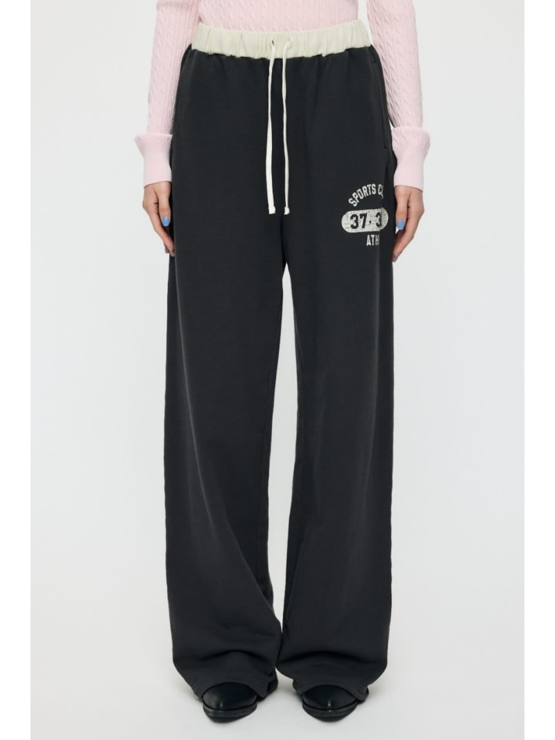 VERSITY LOGO SWEAT パンツ MOUSSY マウジー パンツ その他のパンツ ブラック ネイビー グレー【送料無料】[Rakuten Fashion]