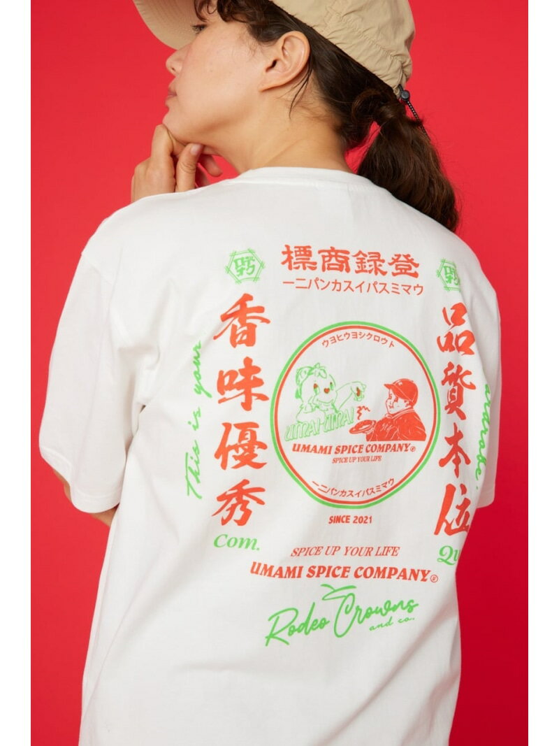 RC UMAMI SPICE Tシャツ RODEO CROWNS WIDE BOWL ロデオクラウンズワイドボウル トップス カットソー Tシャツ ホワイト ブラック イエロー【送料無料】 Rakuten Fashion