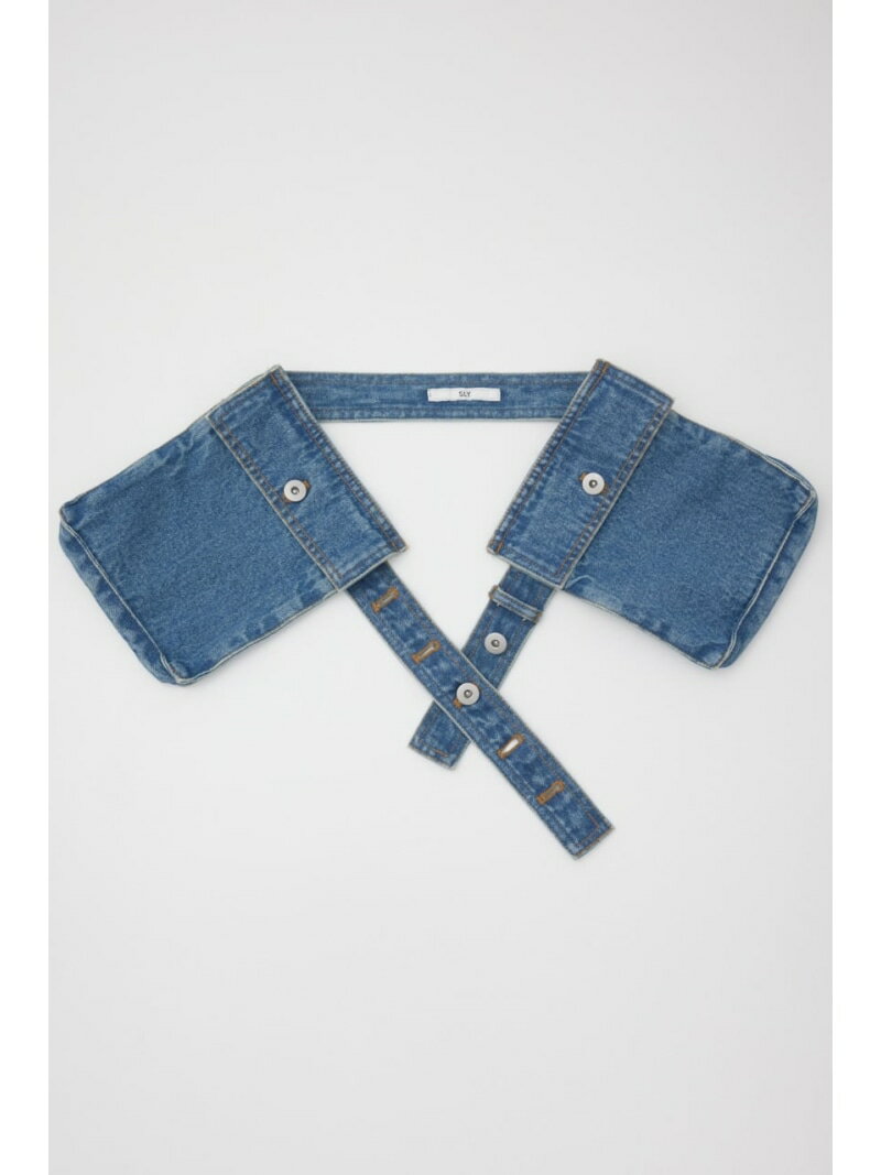 【SALE／20%OFF】DENIM DETAIL POCKET ベルト SLY スライ ファッション雑貨 ベルト【RBA_E】【送料無料】[Rakuten Fashion]