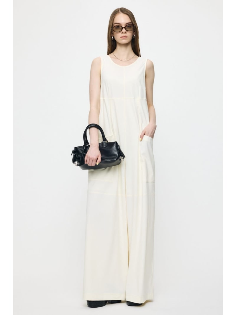 UV PROTECTION LOOSE All-in-One by MOUSSY. All-in-one/overalls in brown, white, and black. [Free Shipping] [Rakuten Fashion]