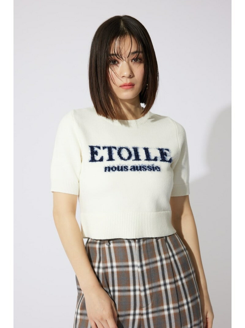 Rakuten - 【SALE／50%OFF】ETOILEジャガードニットトップス rienda リエンダ トップス ニット ホワイト ブラック ピンク【RBA_E】[Rakuten Fashion]