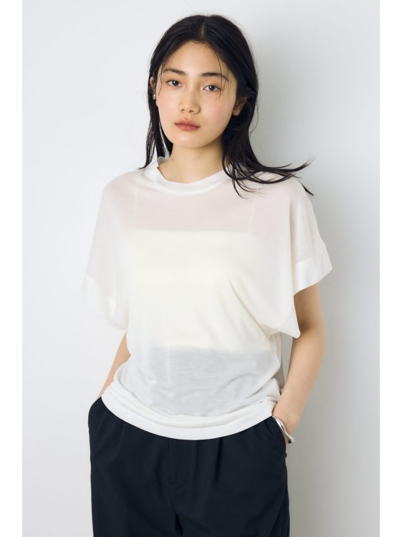 ドレープフレンチスリーブTシャツA...