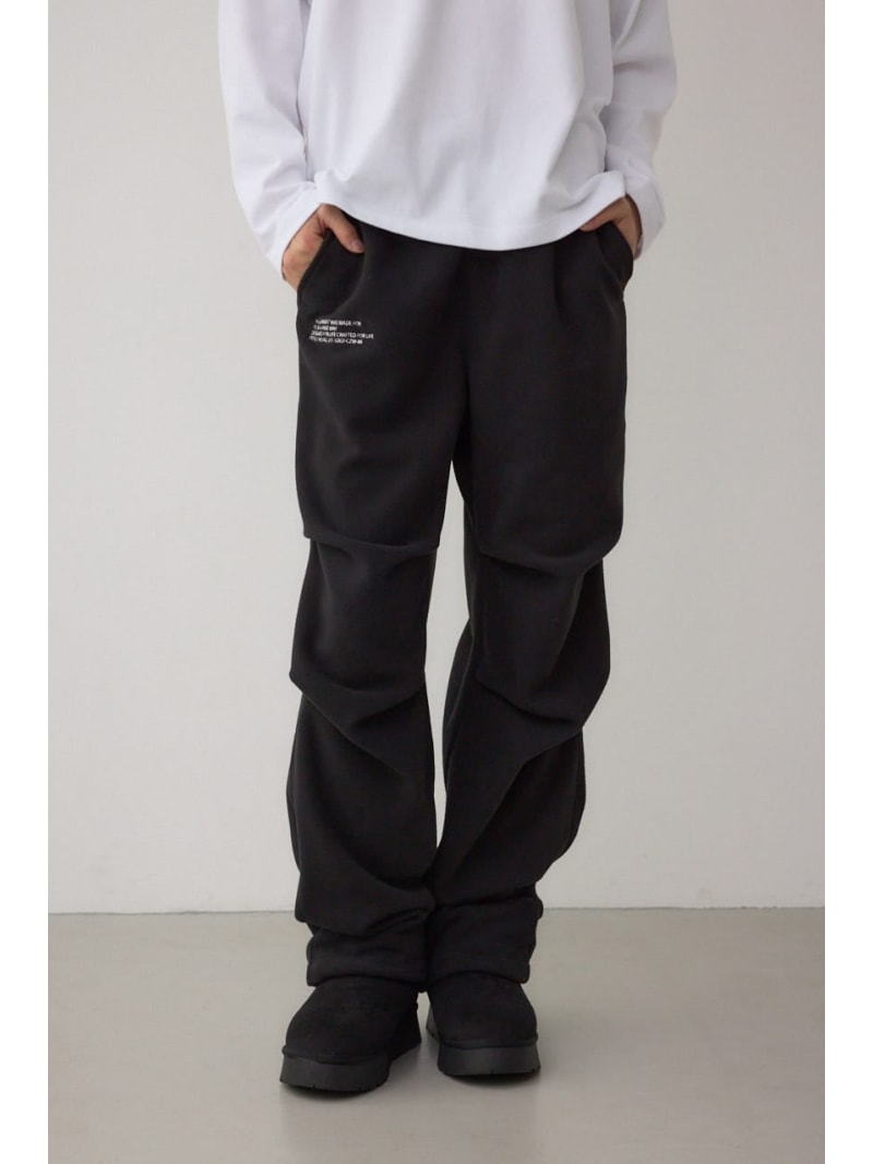 SHELTECH マイクロフリースパンツ AZUL BY MOUSSY アズールバイマウジー パンツ その他のパンツ ブラック グレー【送料無料】[Rakuten Fashion]