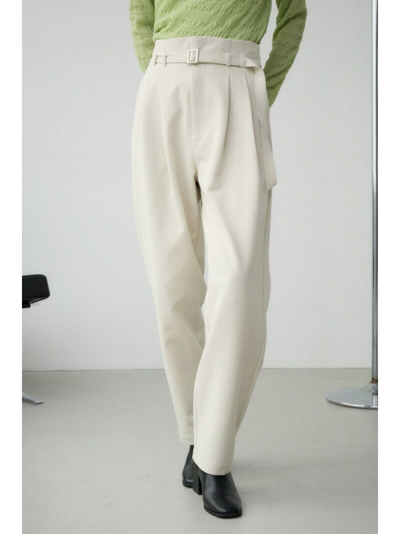 【SALE／50%OFF】ベルトタックテーパードパンツ AZUL BY MOUSSY アズールバイマウ...